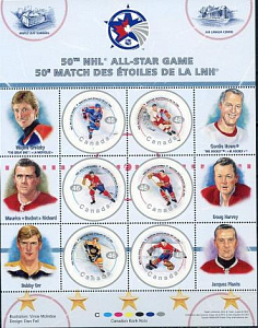 Канада, 2000, 50й Матч Звёзд НХЛ, лист